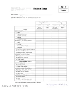 Maryland 4A Template in PDF