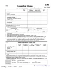 Maryland 4B Template in PDF