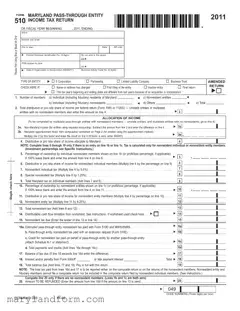 Maryland 510 Template in PDF