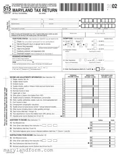 Maryland 515 Template in PDF