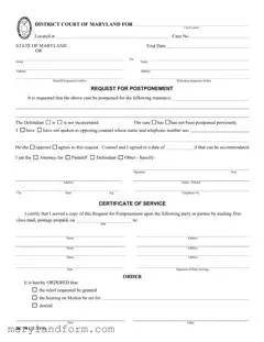 Maryland Dc 70 Template in PDF