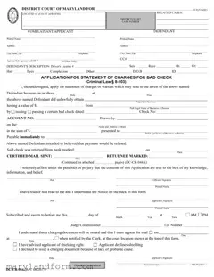 Maryland Dc Cr 044 Template in PDF